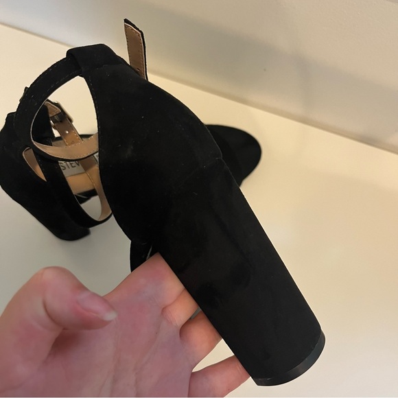 Steve Madden Carrson Suede Block Heels - Picture 10 of 14